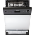 Montpellier MDI655K - Black Semi Integrated Dishwasher - E energy