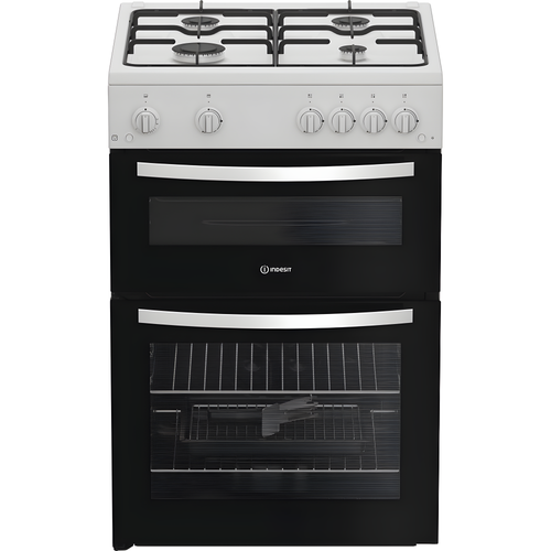 Indesit ITG6GW - White Gas Cooker - 72L - A+ Energy