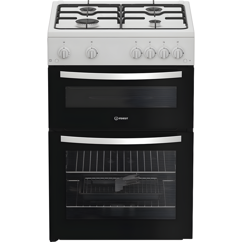 Indesit ITG6GW - White Gas Cooker - 72L - A+ Energy