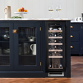 Caple WI3126BG - Black 19 Bottle Built In Wine Cooler - Single Zone 5-18°C - F Energy