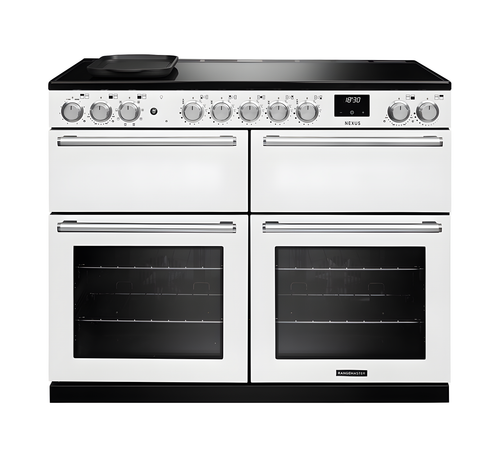 Rangemaster Nexus 110 - White Induction Range Cooker - 5 Zone - A Energy