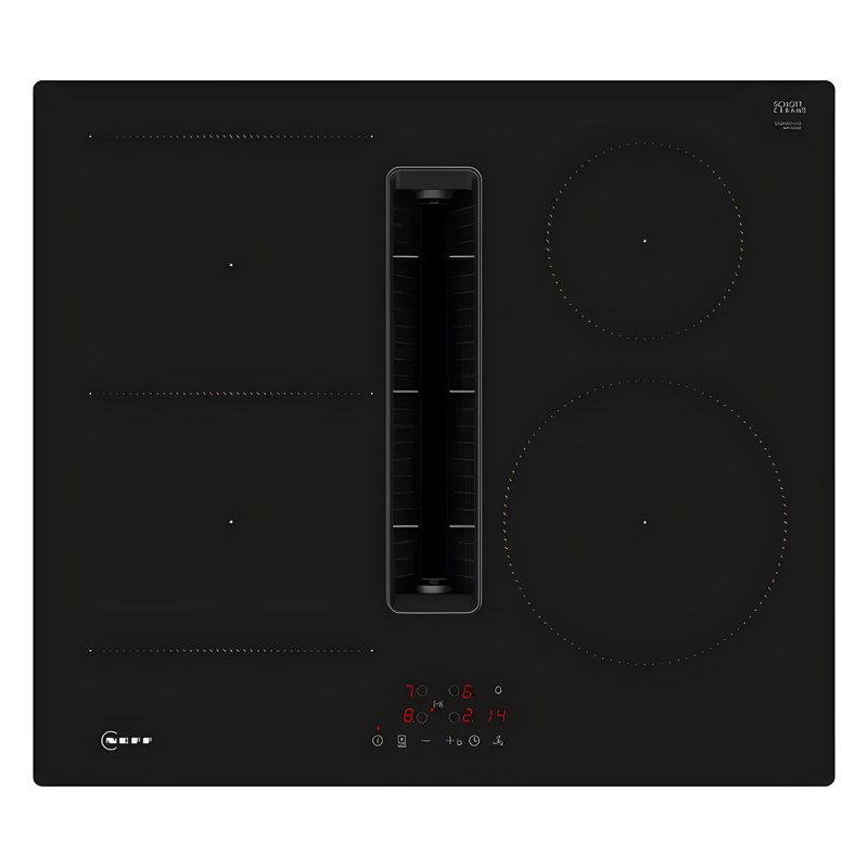 Neff V56NBS1L0 - Black 4 Zone Venting Hob