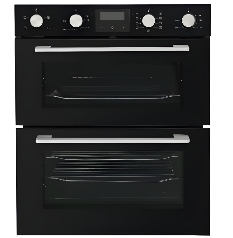 Belling BI703MFC BLK 444441630 - Black Built under Electric Double Oven - Catalytic cleaning - A/A energy