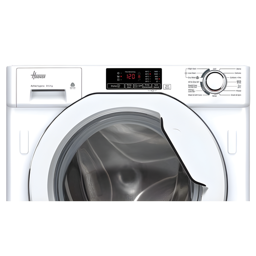Hoover HBD485D13-80 - White 8KG/5KG Integrated Washer Dryer - 1400 RPM - E Energy