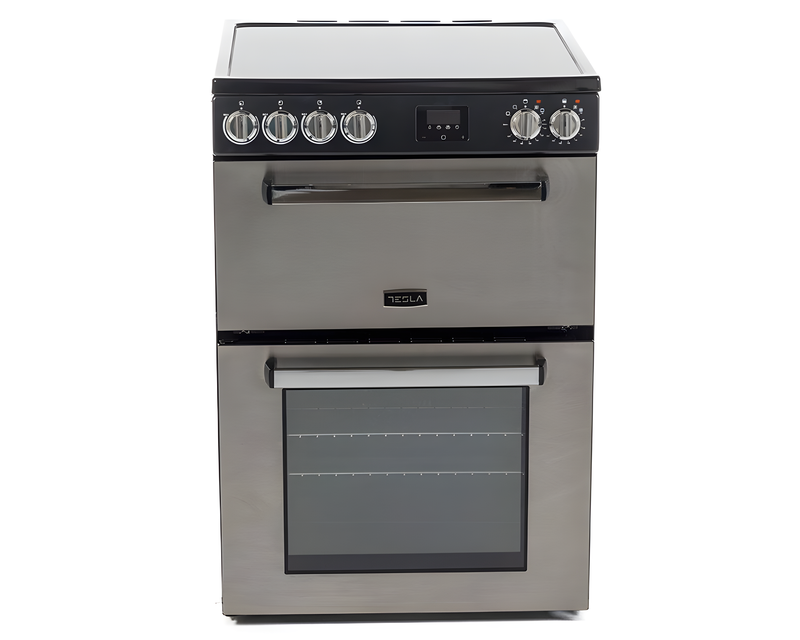 Tesla TMRC60SS - Stainless Steel 60cm Range Cooker - Ceramic Hob - A+ Energy