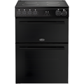 Belling BEL FSA VISION 60Ei 444412058 - Black Induction Electric Cooker - Double Oven - A Rated