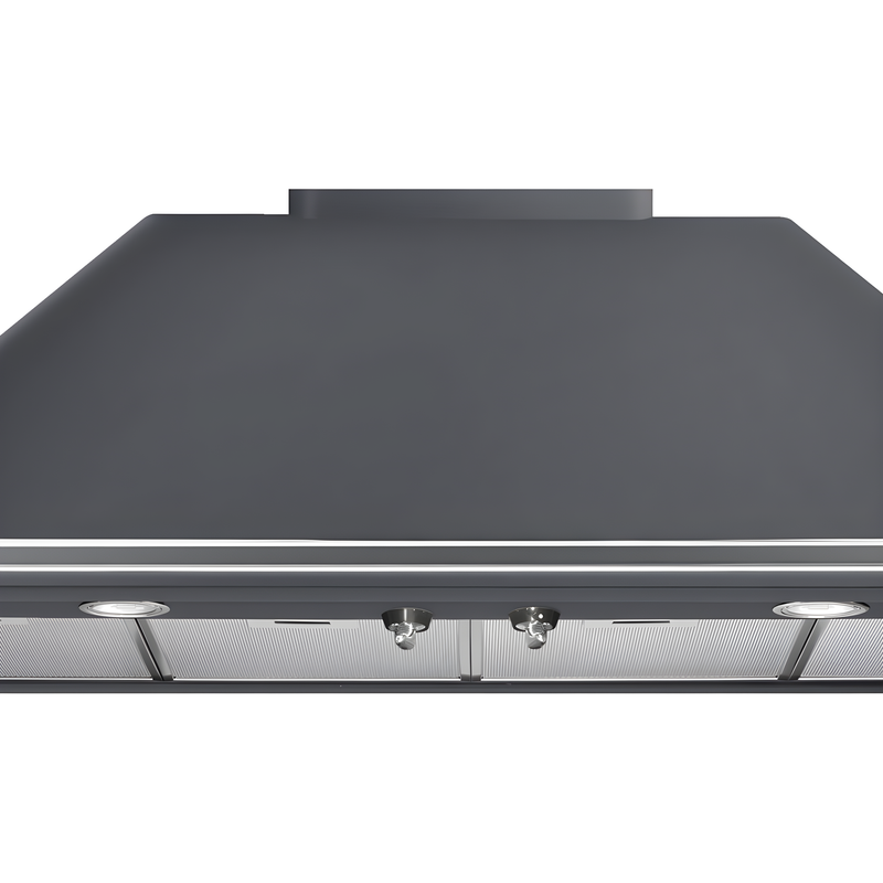 Smeg KT110GRE Victoria - Grey 110cm Chimney Extractor - 554m³/h - A Rated