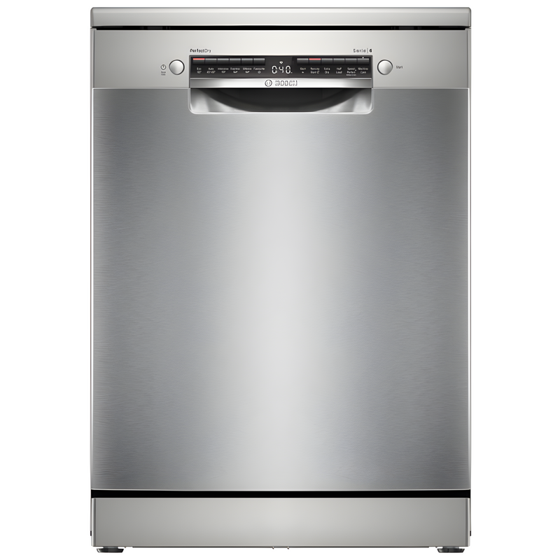 Bosch SMS6ZCI10G - Silver Freestanding Dishwasher - B energy