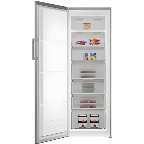Indesit MFINF 1292 S4UK - Silver Tall Freezer - 256L - A++ Energy
