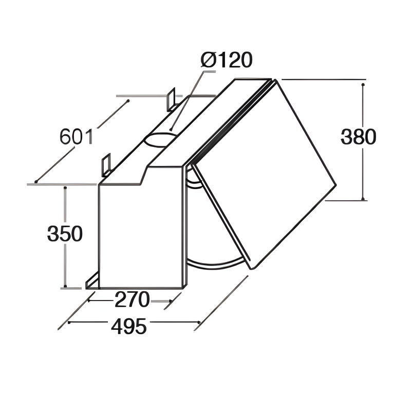 CDA EIN60FSI - Silver Integrated Extractor - D energy