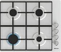 Hisense GM642XHS - Stainless Steel 60cm Gas Hob - 4 Zone - Built-in