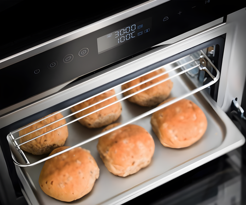 Rangemaster RMB45SCBL-SS - Stainless Steel Steam Combi Oven - 43L - A Rated