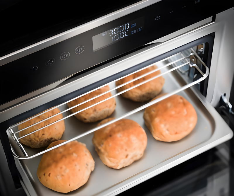 Rangemaster RMB45SCBL-SS - Stainless Steel Steam Combi Oven - 43L - A Rated