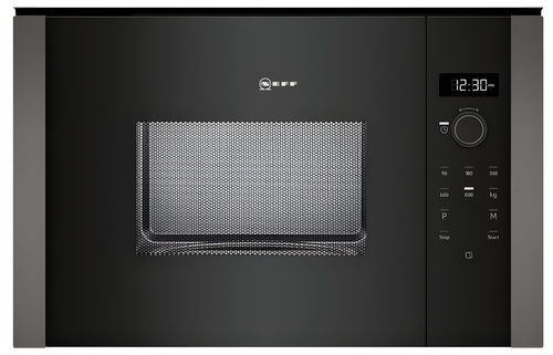 Neff HLAWD23G0B - Grey Built in Electric Microwave - Hydrolytic cleaning