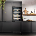Caple WC6521BG - Black Glass In-Column Dual Zone Wine Cooler - 41 Bottles - G energy