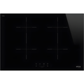 Smeg SIB2741D - Black 75cm Induction Hob - 4 Cooking Zones