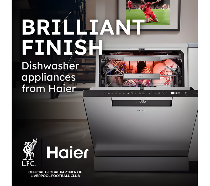 Haier XF4A4M4PA - Graphite Freestanding Dishwasher - 14 Place Settings - A Energy