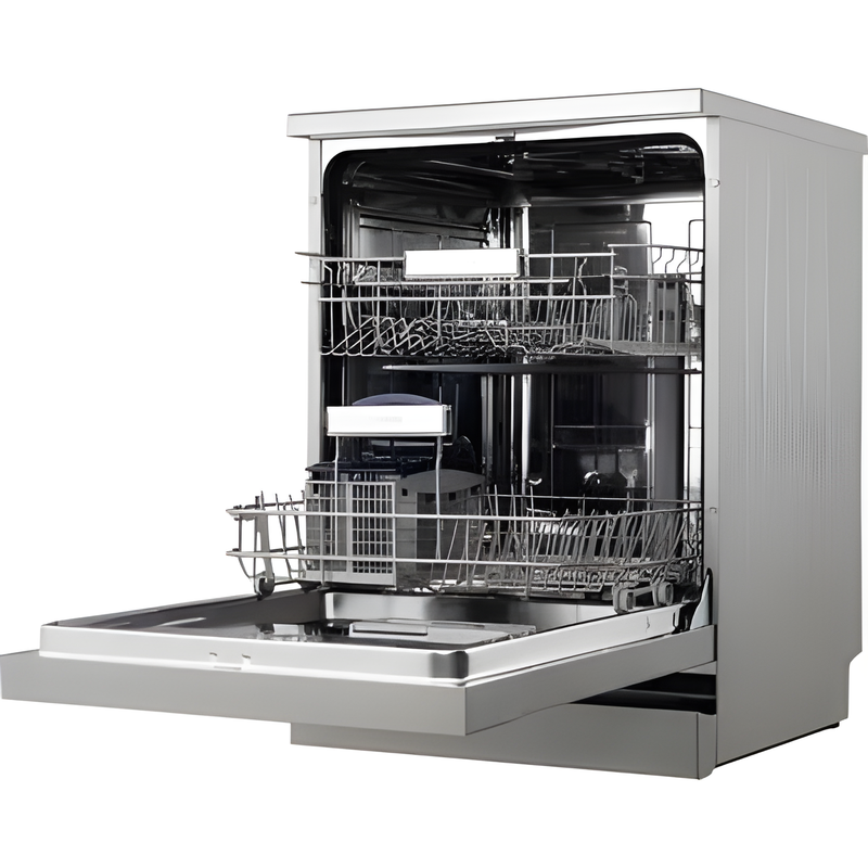 Indesit IN2FE13CNO7SUK - Silver Freestanding Dishwasher - 13 Place Settings - E Energy