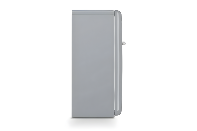 Smeg FAB28RSV6 - Grey 50's Style Freestanding Fridge - 270L Capacity - C Energy Rating