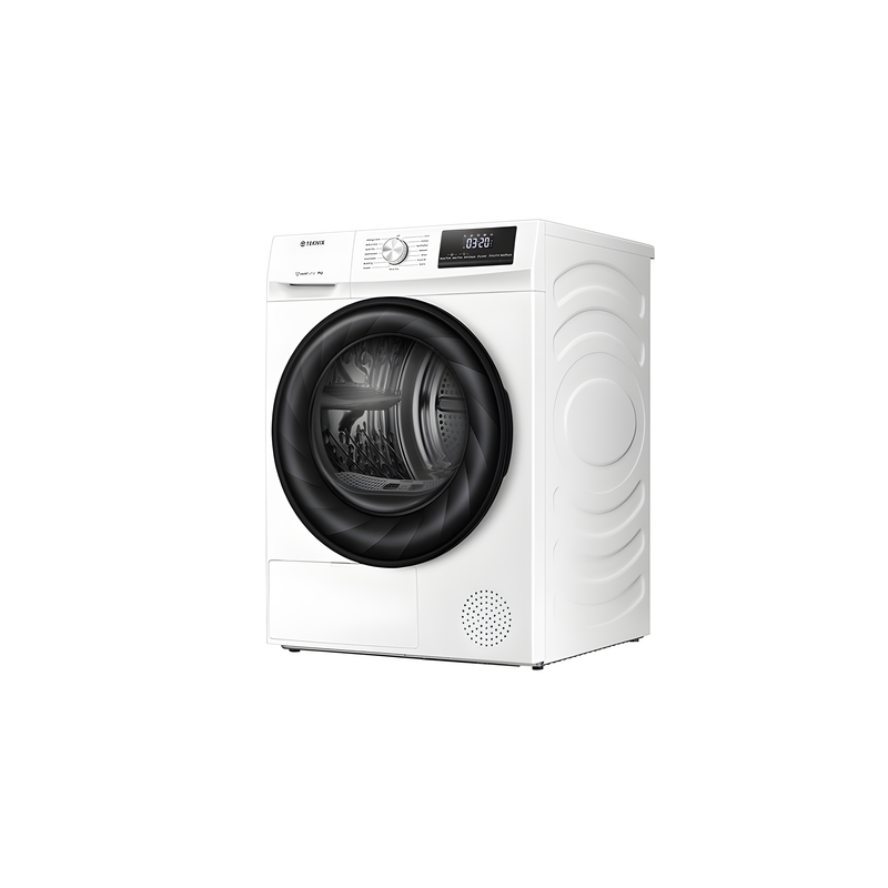 Teknix TKHP8HW - White 8KG Heat Pump Tumble Dryer - A++ Energy