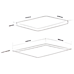 Caple C8641i - Black 4 Zone Induction Hob - 8700W - N/A energy