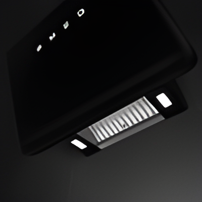 Smeg KFAB84MB - Black 70cm Chimney Cooker Hood - 605 m³/h - A Energy