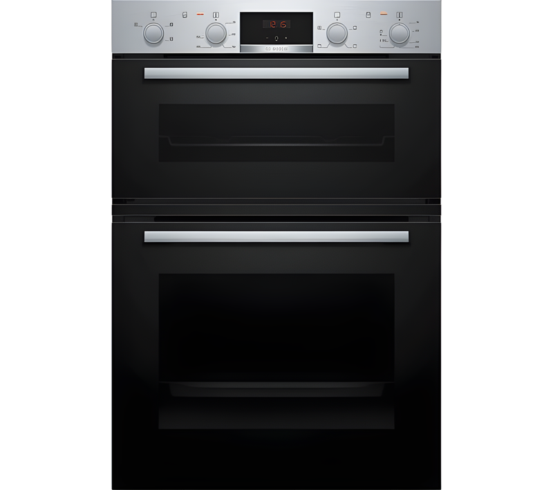 Bosch MHA133BR0B Built In Double Oven-Stainless Steel - A rated