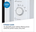 BEKO MOC20100SFB - Silver Solo Microwave - 700W - 20 Litres