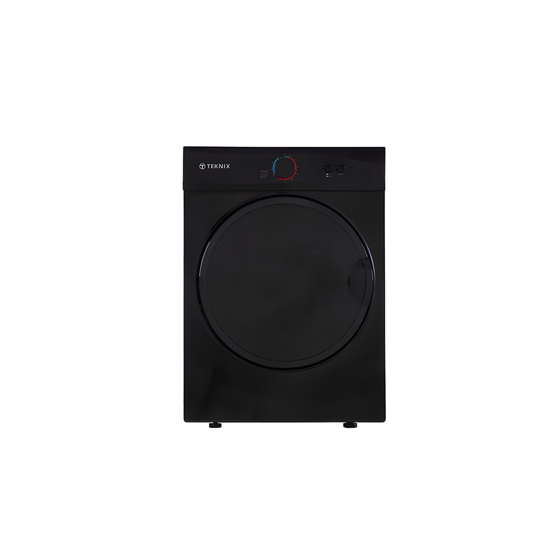 Teknix TKV3B - Black 3KG Tumble Dryer - Vented - C Energy