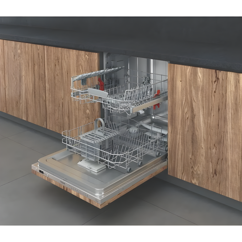 Hotpoint HP2IFC14BN6UK - Black Integrated Dishwasher - 14 Place Settings - C Energy