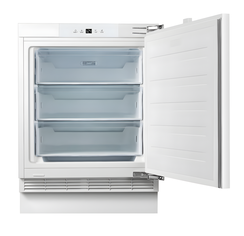 IceKing IKBUFZ600 - White Undercounter Integrated Freezer - 97L - E Energy