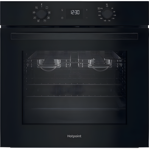 Hotpoint HO 455HZ B UK - Black Built-In Single Oven - 71L Multifunction - A Energy
