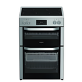 Hotpoint HDME6VDC2AX - Stainless Steel Double Cooker - 4 Zones - A energy