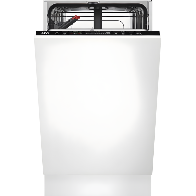 AEG FSB73427Z - Black Slimline Dishwasher - 9 Place Settings - D Energy Rating