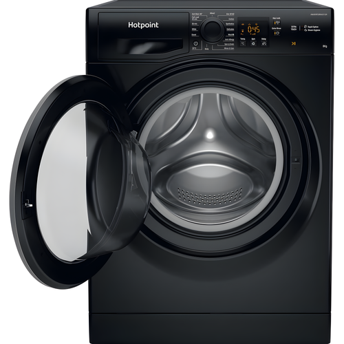 Hotpoint NSWM 864C BS UK N - Black Washing Machine - B energy