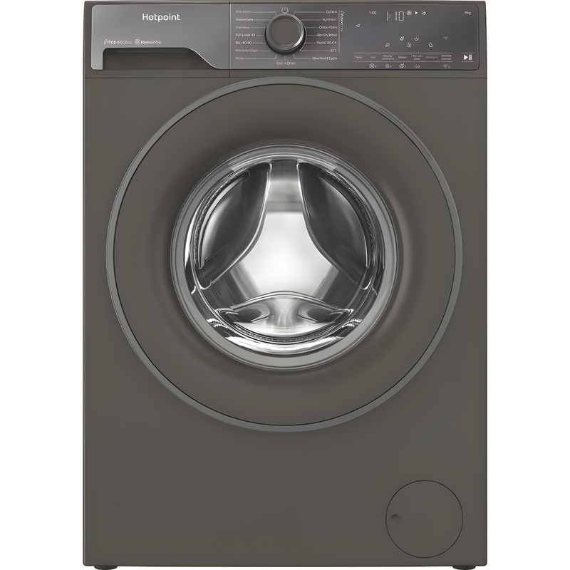 Hotpoint HB93WGCAREUK - Grey 9KG Washing Machine - 1400 RPM - A energy