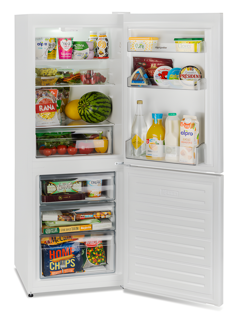 Montpellier MFF155EW - White Freestanding 60/40 Frost Free Fridge Freezer - E energy