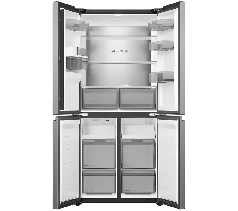 Haier HCR58S18CWMM - Inox American Fridge Freezer - 523 Litres - C Energy