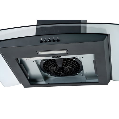 CDA SCCV60BL - Black Chimney Extractor - A Energy Rating