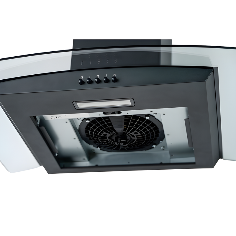 CDA SCCV60BL - Black Chimney Extractor - A Energy Rating