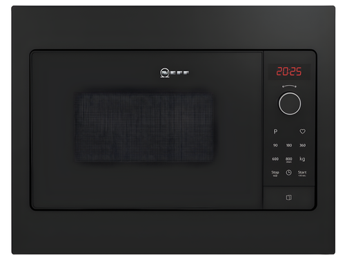 Neff HLAWG25S3B - Black Built in Electric Microwave - Hydrolytic cleaning