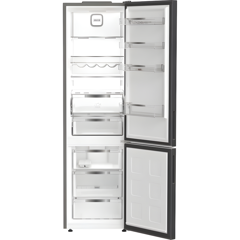 Hotpoint HPK 26403 XBR5UK - Manhattan Grey Fridge Freezer - 355L - 70/30 Split - D Energy Rating