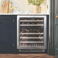 Caple WI6135 - Stainless Steel Built-In Wine Cooler - 46 Bottles Dual Zone