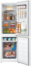 Statesman FF1547W -Frost Free 150cm tall White 47cm wide Fridge Freezer - 173L Capacity - E Energy Rating