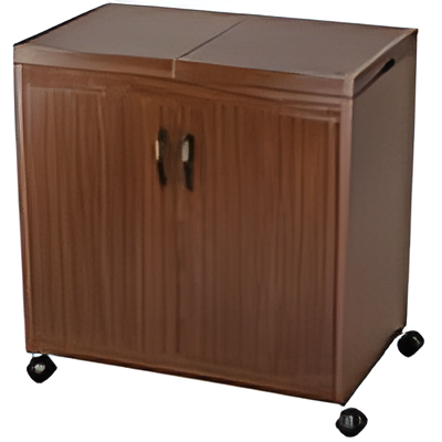 Teknix TK2HOSTM - Mahogany Warming Drawer Hostess Trolley - 4.8L Capacity - 360W