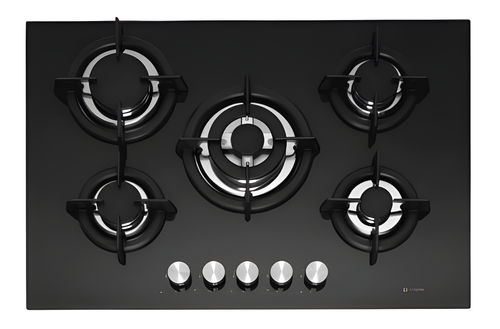 Caple C944G - Black 5 Zone Gas Hob