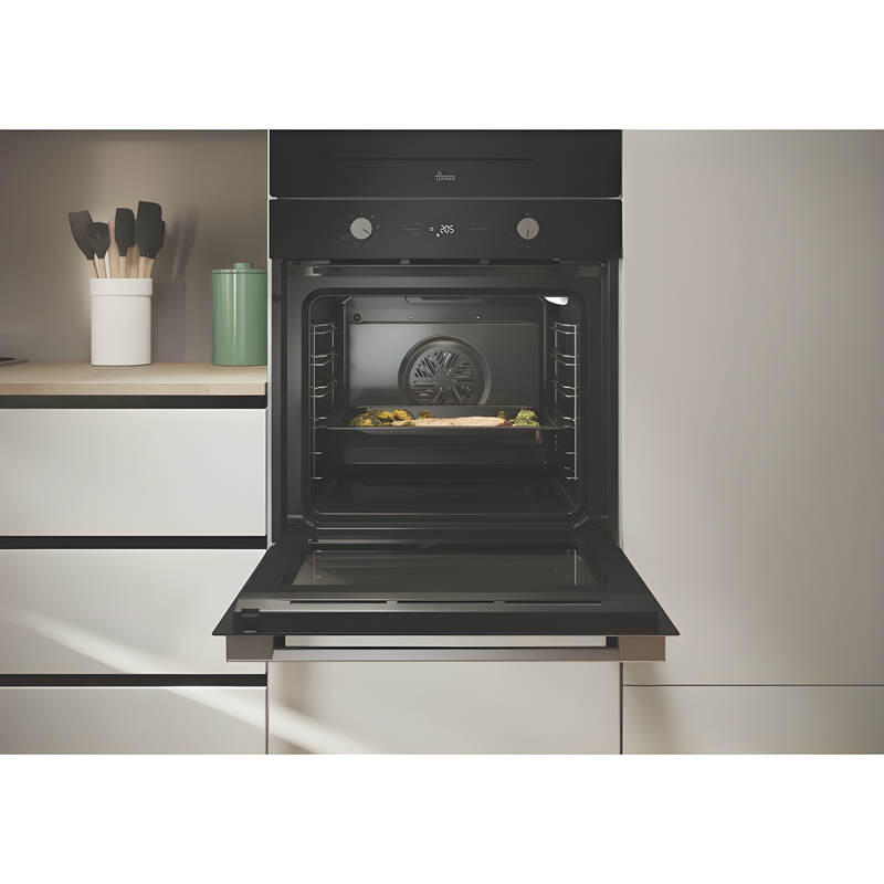 Hoover HO6 T1T1HTB - Black Single Oven - 71L - A+ Energy