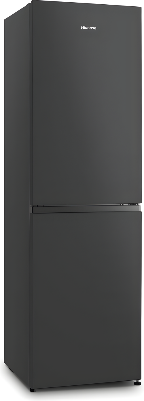 Hisense RB327N4ABD - Black/Stainless Steel Fridge Freezer - 55cm 50/50 Total No Frost - D Energy