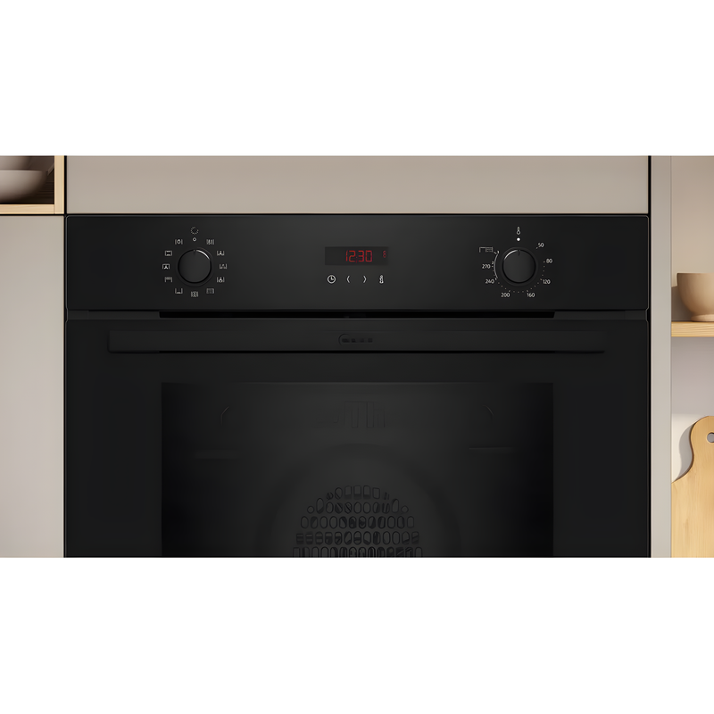 Neff B2DCG7AK3B - Black Single Oven - 71L - A+ Energy
