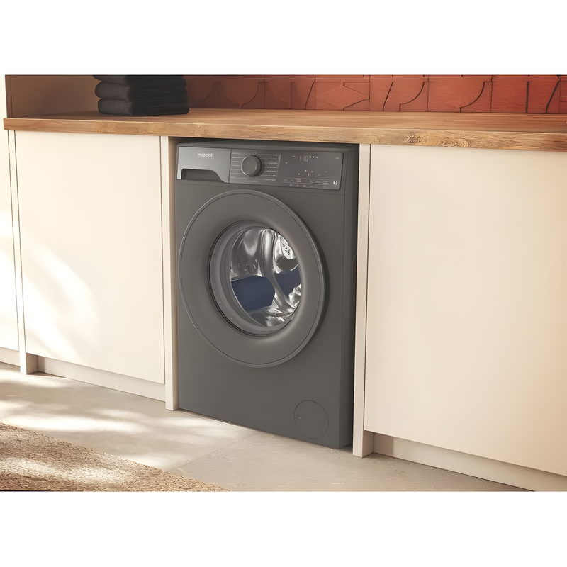 Hotpoint HB123WGCAREUK - Manhattan Grey Washing Machine - 1400 RPM - A energy